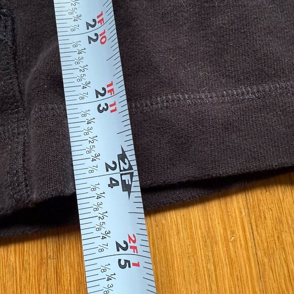 Eileen Fisher Size L Black 100% Cotton Relaxed Fit Zip-Up Jacket with Pockets - Picture 6 of 14